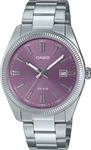 Casio MTP-1302PD-6, Casio Mtp-1302pd-6avef Watch Lila Silver / Pink