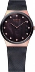 Bering 32230-262, Bering 32230-262 3atm 30mm Watch Grau Frau Brown / Sapphire