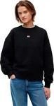 Tommy Jeans DW0DW17325-BDS-XS, Tommy Jeans Bxy Badge Crew Sweatshirt Schwarz XS Frau