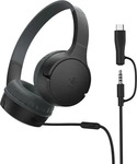 Belkin AUD010HQBK, Belkin Soundform Headphones Silber Black
