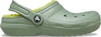 Crocs 207010-308-C11, Crocs Classic Lined K Clogs Gr&uuml;n EU 28-29 Kinder Moss
