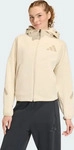 Adidas KE4746/L, Adidas Z.n.e Full Zip Sweatshirt Beige L / Regular Frau Crystal