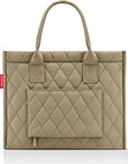 Reisenthel RST.GP5046, Reisenthel Daily Business Shopper Bag Braun Rhombus Olive