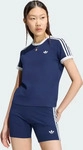 Adidas Originals KS4777/XL, Adidas Originals 3 Stripes Slim Short Sleeve T-shirt Blau