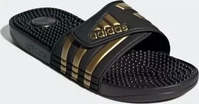Adidas EG6517/10, Adidas Adissage Slides Schwarz EU 44 1/2 Core Black / Gold Metal /