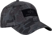 Alpha Industries 168903C-125-ohne, Alpha Industries Vlc Camo Cap Schwarz