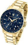 Maserati R8873640008-Golden-OS, Maserati Sfida 44 Mm R8873640008 Watch Golden Mann