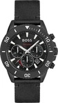 Boss 1513940-OS, Boss 1513940 43 Mm Watch Silber Mann Brown / Navy Blue /...
