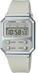 Casio A100WEF-8AEF-OS, Casio A100wef Watch Silber Beige / Beige / Mineral