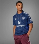 Adidas IU1390/S, Adidas Manchester United 24/25 Weg Kurzarm-t-shirt Night Indigo Mann