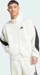 Adidas JX5618/S, Adidas Stadium Trainingsjacke Off White / Black Mann