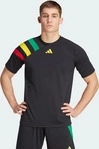 Adidas IK5737/M, Adidas Fortore 23 Kurzarm-t-shirt Black / Teagrn / Tmyell Mann