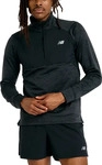 New Balance MT43204-BK-S, New Balance Athletics Heat Grid Half Zip Long Sleeve