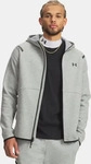 Under Armour 1389352-011-LG, Under Armour Unstoppable Fleece Full Zip Sweatshirt Grau