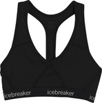 Icebreaker 103020001XS, Icebreaker Sprite Racerback Merino Sports Bra Schwarz...