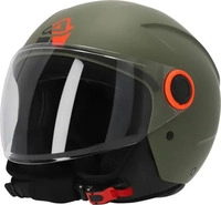 Acerbis 0026061.582.061, Acerbis Brezza Open Face Helmet Gr&uuml;n XS Green / Orange