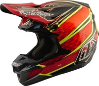 Troy Lee Designs 230208RED-2XL, Troy Lee Designs Se5 Carbon Wings Off-road Helmet