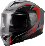 Ls2 1681805-06-M, Ls2 Ff818 Storm Iii Dynamo Full Face Helmet Grau M Grey / Red