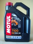 Motul 104090, Motul 7100 10w30 4t 4l Motor Oil Golden