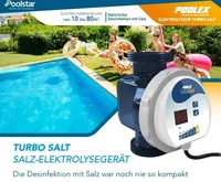 Poolex CL-TS800, Poolex Turbo Salt 800 18g/h 60-80m3 Salt Water Chlorinator...