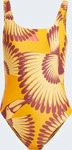 Adidas JF6035/40, Adidas X Farm 3 Stripes Swimsuit Orange 40 Frau Bright Orange /