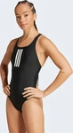 Adidas JE1921/48, Adidas 3 Stripes V Back Swimsuit Schwarz 48 Frau Black / White