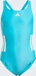 Adidas JN6587/104, Adidas 3 Stripes C Back Swimsuit Blau 3-4 Years M&auml;dchen...