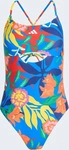 Adidas JZ5831/38, Adidas Mexicana Florals Tie-back Swimsuit Blau 38 Frau Glory Blue /