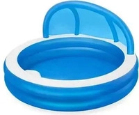 Bestway 54337, Bestway 54337 Round Inflatable Pool With Parasol Mehrfarbig 241 x 241
