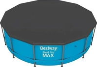 Bestway 92074-UNIT, Bestway Pool Cover Flowclear 457 Cm Schwarz 457 cm...