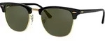 Ray-Ban Clubmaster RB 3016 W0365 - Sonnenbrille - ebony/arista 51/21
