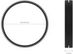 SmallRig 3293 Nahtloser Fokuszahnring Durchmesser 72-74 mm