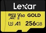 Lexar Micro Pro SD V60 Gold 256GB