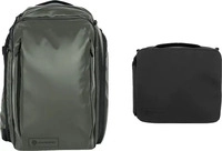 Wandrd Transit 45L Travel Backpack Essential+ Bundle Wasatch Green