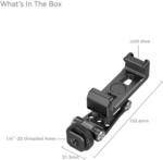 SmallRig 4382 Metal Phone Holder mit Cold Shoe Mount