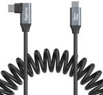 SmallRig 4792 USB-C an USB-C Coiled Data Cable 35 cm (angled to straight)