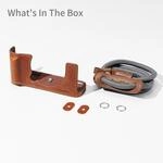 SmallRig 5449 Ledertaschen-Kit f&uuml;r Fujifilm X-E5 Braun