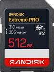 SanDisk 512 GB SDXC Extreme PRO UHS-II V90 310MB/s Speicherkarte