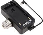 Nanlite BT-BA-SNP-E27 NP-F Akku-Adapter f&uuml;r Pavo Bulb 10C