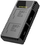 Nitecore UGP5 Doppel-Ladeger&auml;t f&uuml;r GoPro Hero5/Hero6/Hero7 Akku + Anzeige +...