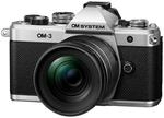 OM System OM-3 Silber + OM System M.Zuiko ED 12-45 mm 1:4 PRO Schwarz