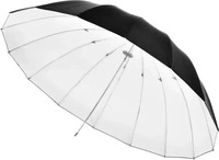 Walimex Reflexschirm schwarz/wei&szlig;, 180 cm
