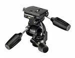 Manfrotto 808RC4 3-Wege-Kopf mit RC4 Schnellwechselplatte