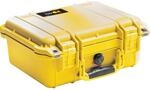 Peli Case 1400 mit Schaumstoff gelb