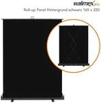 Walimex pro Roll-up Panel Hintergrund schw.165x220