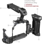 SmallRig 3710 Rhinoceros Advanced Cage Kit f&uuml;r Sony Alpha 7R V / Alpha 7 IV /...