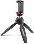 Manfrotto PIXI Mini Stativ mit universeller Smartphone-Klemme