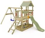 Spielturm TurboFlyer mit Rutsche und Schaukel - Robuster Kletterturm aus...