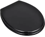 Vidaxl - Toilettensitz Mdf Deckel Schlichtes Design Schwarz