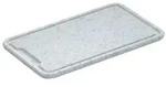 Zassenhaus Tranchierbrett Kunstst. Hellgrau 36x23x1,5cm Schneidebretter